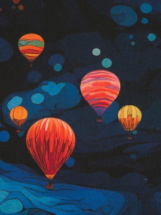 Gratis verzending! TexStilArt - SKY VOYAGE - Exclusieve stof, Antiek en Kunst, Antiek | Tapijten, Tafelkleden en Textiel