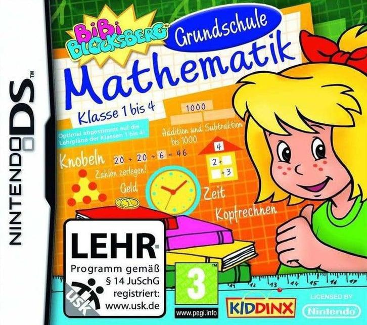 Bibi Blocksberg Mathe Klassen 1-4 (Buitenlands Doosje), Games en Spelcomputers, Games | Nintendo DS, Zo goed als nieuw, Ophalen of Verzenden