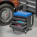 Datona Werkplaatskruk met drie lades - Datona - Zwart, Auto diversen, Autogereedschap, Ophalen of Verzenden, Nieuw