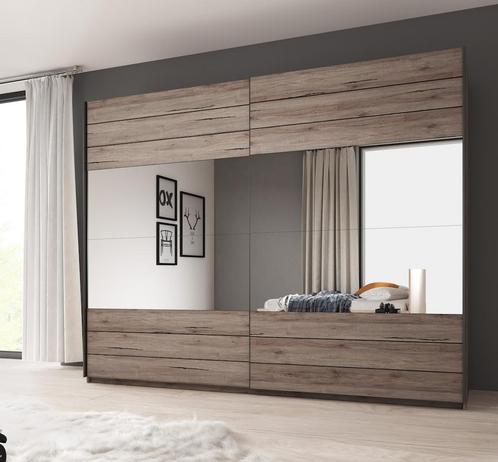 Kledingkast Gina - Eiken - 270 cm, Huis en Inrichting, Kasten | Overige, Nieuw, Verzenden