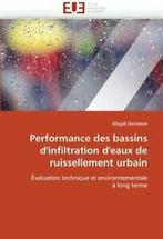 Performance des bassins dinfiltration deaux d., Dechesne-M, Verzenden