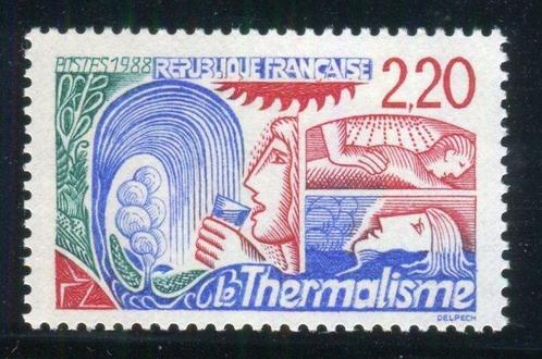 France 1988 - Rare n° 2556a Thermalisme Neuf ** 2,20 F, Postzegels en Munten, Postzegels | Europa | Frankrijk