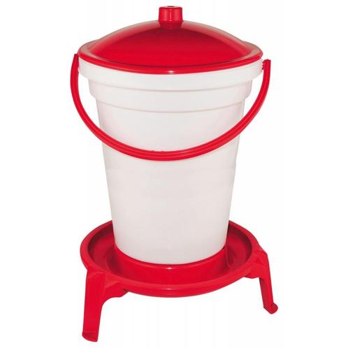 Drinkklok kippen pluimvee - pluimveedrinkemmer 24l met poten, Dieren en Toebehoren, Pluimvee | Toebehoren, Nieuw