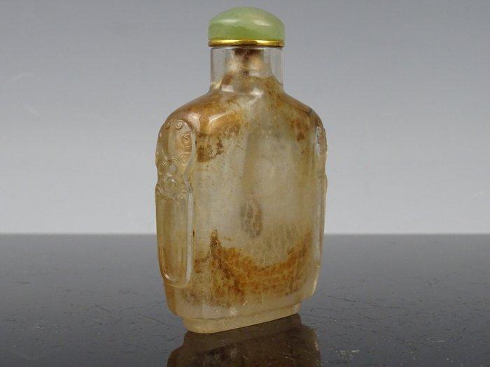 Snuiftabak-fles - Kristal - 19e eeuw, Antiek en Kunst, Antiek | Overige Antiek