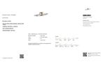 Verlovingsring - 14 karaat Geel goud, Witgoud - 0.64ct. tw.