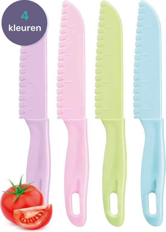 2dekans | Qwali Kindermessen Set - 4 stuks - Veilig - Kinder, Kinderen en Baby's, Speelgoed | Speelkeukens, Ophalen of Verzenden