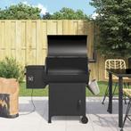 vidaXL Pelletbarbecue met schoorsteen 104 cm ijzer zwart, Verzenden, Nieuw