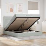 vidaXL Ottoman bed met matrassen 160x200cm fluweel, Verzenden, Nieuw