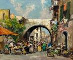 Jean Cordet (1910 - ?) - Market day in a French town, Antiquités & Art