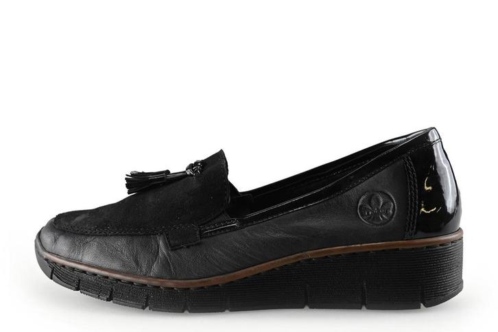 Rieker Loafers in maat 39 Zwart | 5% extra korting, Kleding | Dames, Schoenen, Zwart, Gedragen, Overige typen, Verzenden