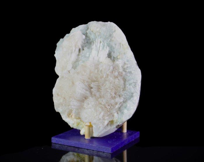 Mesoliet - Stilbite - Prehniet Steen - Mineralen Exemplaar -, Verzamelen, Mineralen en Fossielen