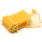Fako Bijoux® - Organza Zakjes - 13x18cm - Goudkleurig - 100, Verzenden, Nieuw