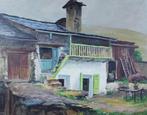 Hippolyte Mouthier (1880-1995) - La Maison aux Volets Verts, Antiek en Kunst