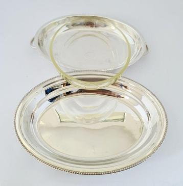 Plat de service - Antique S.J. Levi & Co SilverPlated Entree