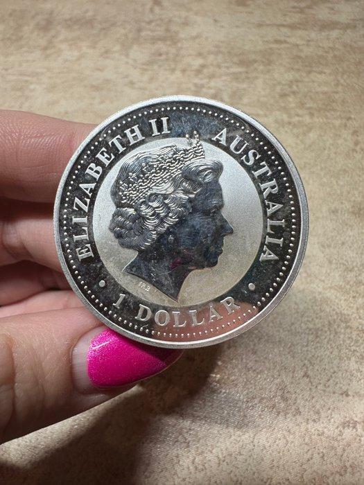 Australië. 1 Dollar 1999 Kookaburra, 1 Oz (.999) (Zonder, Timbres & Monnaies, Monnaies | Europe | Monnaies non-euro