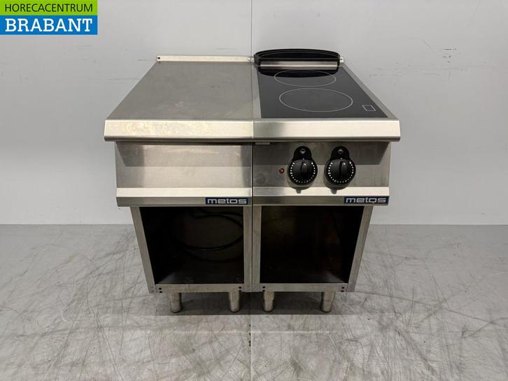 RVS Metos 2 Pits Keramische Kookplaat 80 cm 400V Horeca, Zakelijke goederen, Horeca | Keukenapparatuur, Ophalen of Verzenden