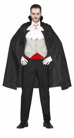 Vampier Halloween Kostuum Heren Zwart Wit L, Hobby & Loisirs créatifs, Verzenden