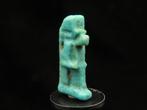 Oud-Egyptisch Faience amulet van de jakhalsgod Anubis - 1.7