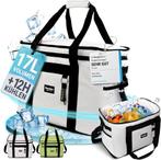 2dekans | Five Dots Koeltas - 17L - Grijs - 25 x 33 x 20 cm, Ophalen of Verzenden