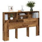 vidaXL Hoofdbordkast 160x19x103,5 cm bewerkt hout oud, Huis en Inrichting, Slaapkamer | Bedden, Verzenden, Nieuw
