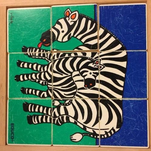 Educo puzzel zebramoeder met kind, Livres, Livres scolaires, Envoi