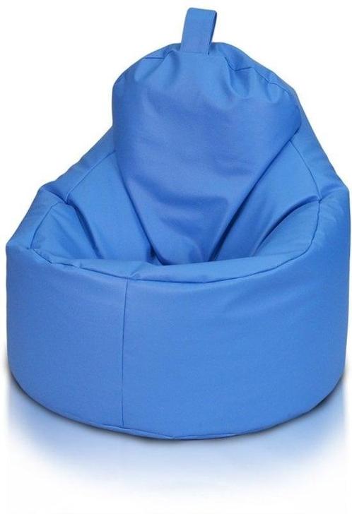 Zitzak fauteuil blauw - zitkussen relaxkussen - gevuld -..., Huis en Inrichting, Zitzakken, Nieuw, Ophalen of Verzenden