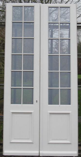 padoek houten buitendeur , achterdeur , deur 173 x 393 / 280, Doe-het-zelf en Bouw, Deuren en Vliegenramen, Nieuw, Glas, Hout