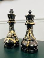 Beeldje - King & Queen – The Golden Checkmate (2) - Plastic