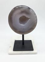 Druzy Agaat op standaard (zie filmpje), Ophalen of Verzenden, Nieuw