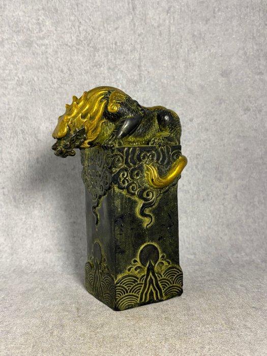 Draak - Brons - China - Eind 20e eeuw, Antiquités & Art, Antiquités | Autres Antiquités