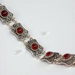 Cornaline - Argent - Bracelet - Bracelet en filigrane de