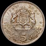 Maroc. Hassan II. 5 Dirhams 1965 (1384 en el calendario, Timbres & Monnaies