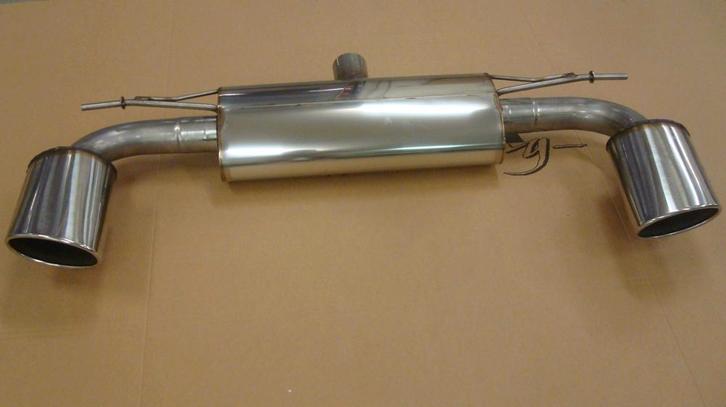 Friedrich Duplex-Sport-einddemper, li./re., 152x95mm ovaal |, Auto-onderdelen, Uitlaatsystemen, Nieuw, Audi, Verzenden