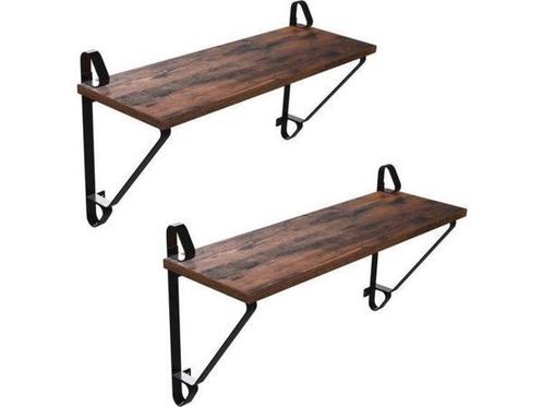 Veiling - iBella Living industriële zwevende wandplank set, Huis en Inrichting, Woonaccessoires | Wandplanken en Boekenplanken