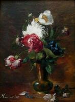 Andre Sinet (1867-after 1923) - A vase of flowers, Antiek en Kunst