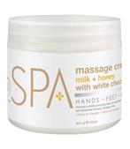 BCL SPA Massage Cream 473ml Milk + Honey w/ White Chocolate, Handtassen en Accessoires, Uiterlijk | Lichaamsverzorging, Nieuw