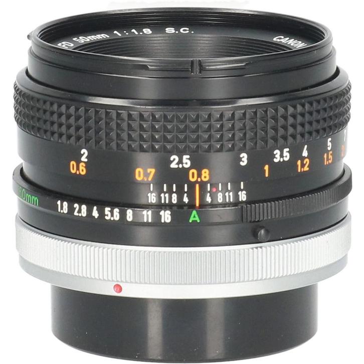 Tweedehands Canon FD 50mm F/1.8 S.C. II CM3816, Audio, Tv en Foto, Foto | Lenzen en Objectieven, Overige typen, Gebruikt, Ophalen of Verzenden