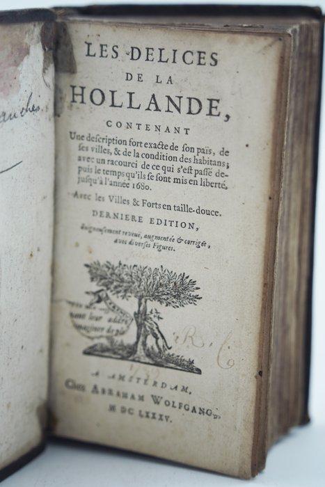 Jean-Nicolas de Parival - Les délices de la Hollande - 1685, Antiek en Kunst, Antiek | Boeken en Manuscripten