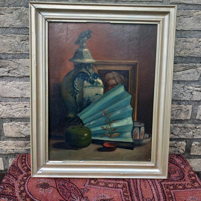 Hollandse School (XX) - Stilleven., Antiek en Kunst, Kunst | Schilderijen | Klassiek