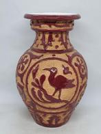 Sgraffito pottery - Sgraffito - Vase - Argile - vernis rouge