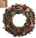 Tweedekans | House of Seasons Kerstkrans - Ø50 cm - Groen, Diversen, Ophalen of Verzenden, Nieuw