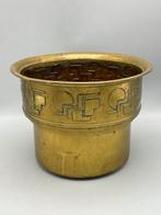Grote jugendstil bloempot - Pot de fleurs - Cuivre