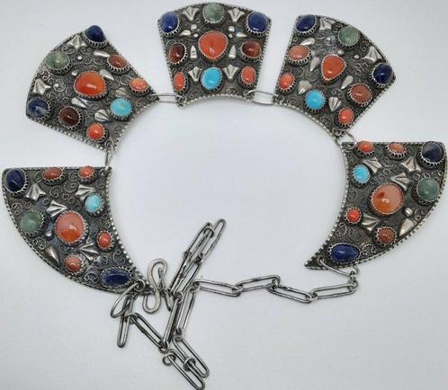 Zilver - Halsketting, Antiek en Kunst, Kunst | Niet-Westerse kunst