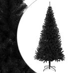 vidaXL Kunstkerstboom met standaard 210 cm PVC zwart, Verzenden, Nieuw
