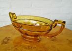 Val Saint Lambert - Vase - Coupe Art déco couleur ambre