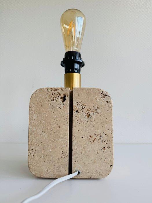 Cerri Nestore & C - Tafellamp - Travertin, Antiek en Kunst, Kunst | Designobjecten