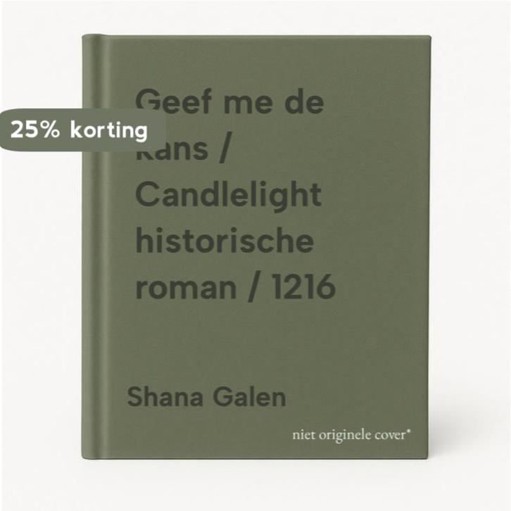 Geef me de kans / Candlelight historische roman / 1216, Boeken, Historische romans, Gelezen, Verzenden