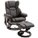Relaxstoel Massagestoel Met Voetenbank En Ligfunctie, Kunstl, Huis en Inrichting, Fauteuils, Verzenden, Nieuw