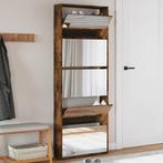 vidaXL Schoenenkast met spiegel 5-laags 63x17x169,5 cm, Huis en Inrichting, Kasten | Schoenenkasten, Verzenden, Nieuw