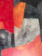 Serge Poliakoff (1900-1969) - Composition gris et rouge